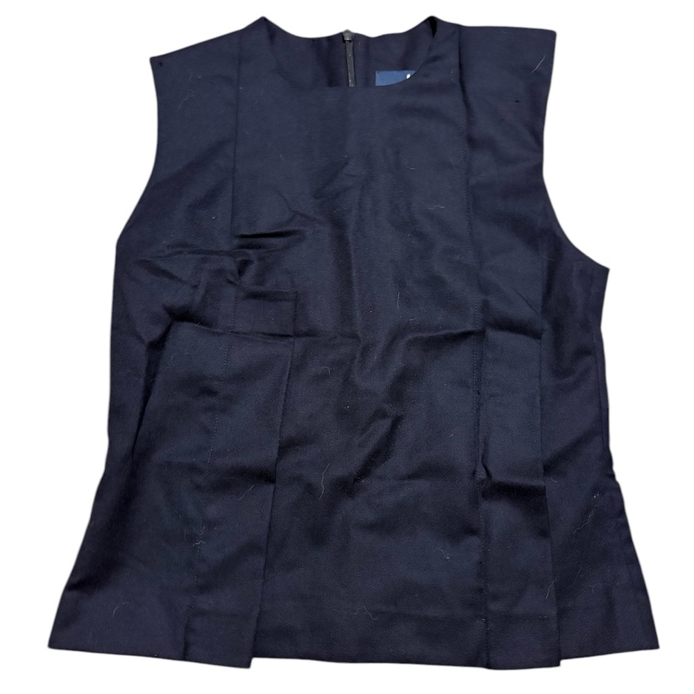 Jacquemus Gris wool navy blue Sleeveless Top